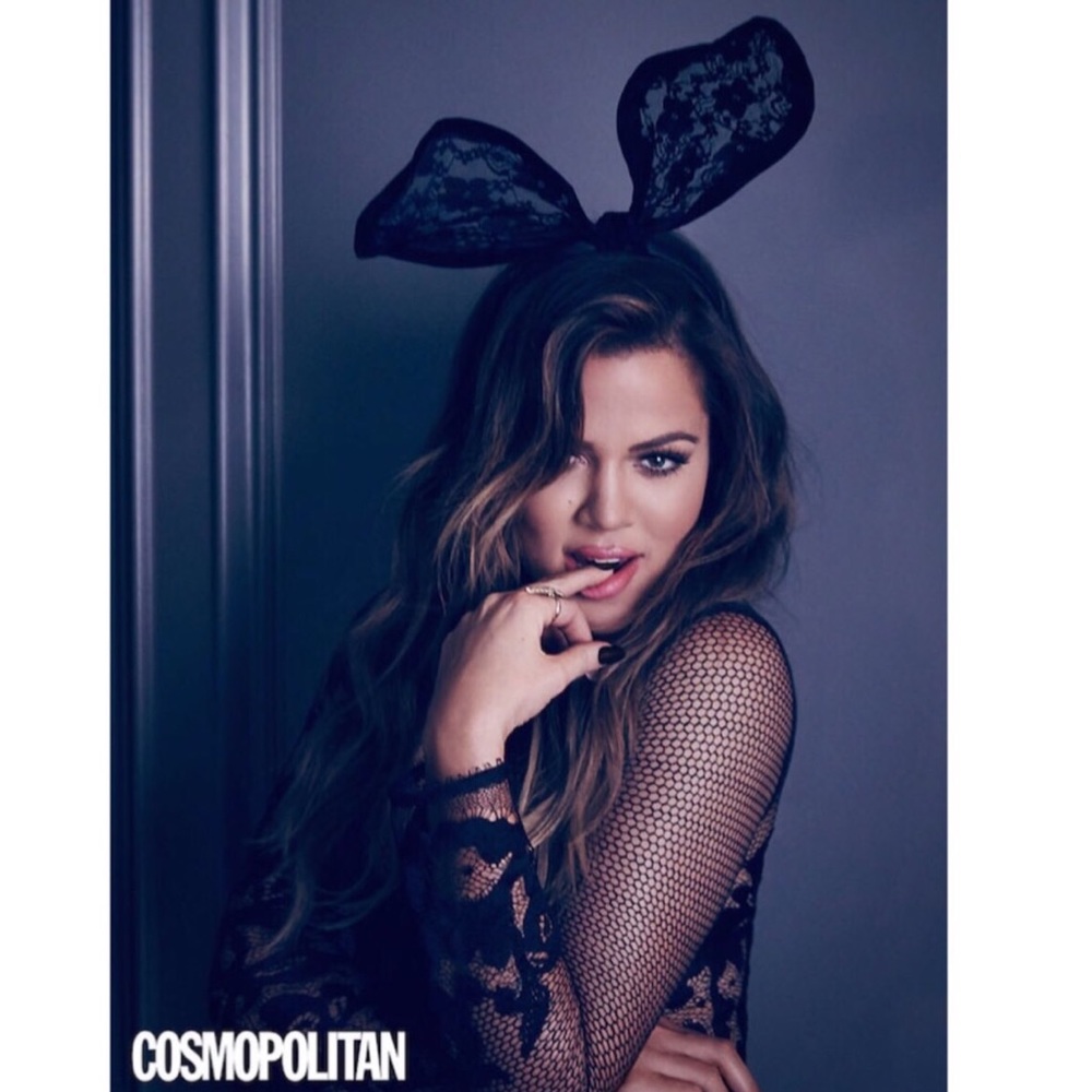 Bunny Rabbit Ears w/ Lace Veil Mask Hairband